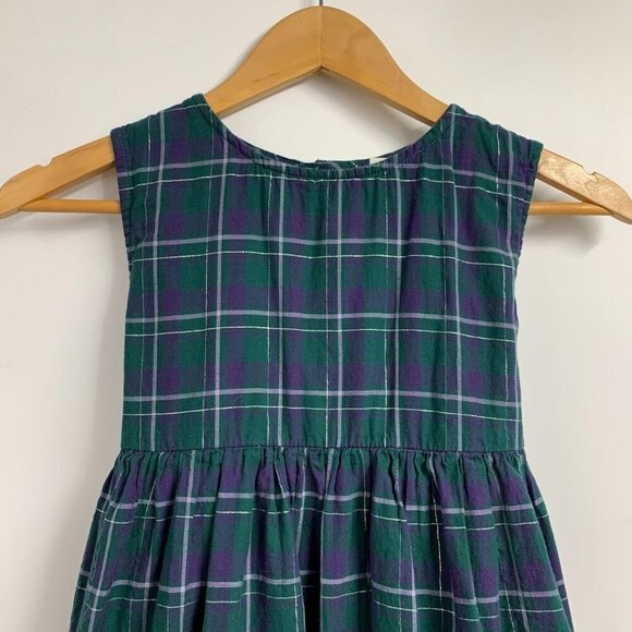 Roller Rabbit Kids Inverness Plaid Chantal Cotton Pullover Dress Size 10Y - Picture 4 of 13